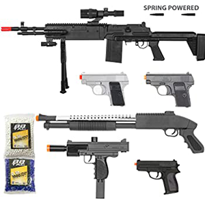 Airsoft guns and accessories